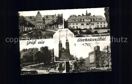 Oberhausen Amtsgericht Schloss Grillo Park Rathaus Kat. Oberhausen