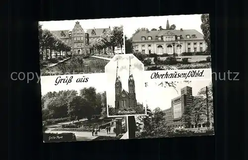 Oberhausen Amtsgericht Rathaus Grillopark Schloss Kat. Oberhausen