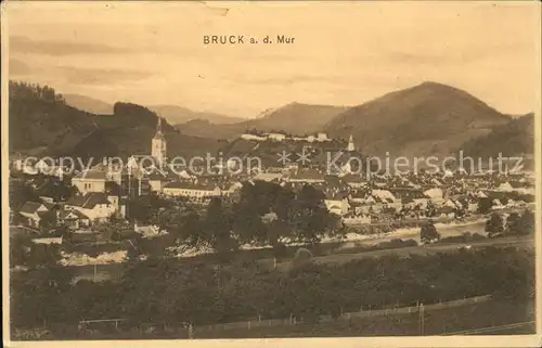 Bruck Mur Steiermark Gesamtansicht Schloss Kat. Bruck an der Mur