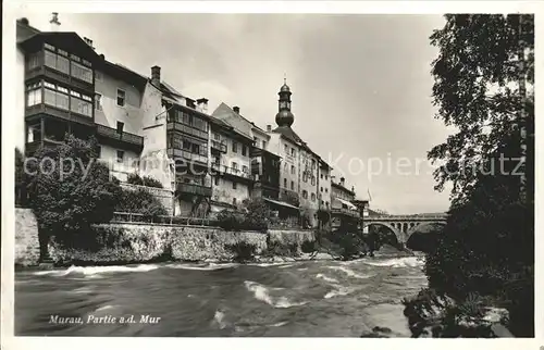 Murau Steiermark Partie an der Mur Kat. Murau