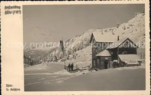 Woerschach Hochmoelbinghuette Schutzhuette Totes Gebirge Kat. Woerschach