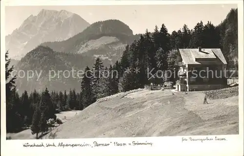 Woerschach Alpenpension Perner Grimming Dachsteingebirge Kat. Woerschach