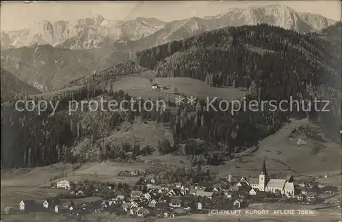 Aflenz Steiermark Gesamtansicht mit Alpenpanorama / Aflenz  /Oestliche Obersteiermark