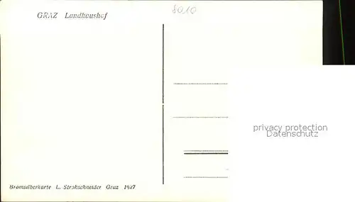 Graz Steiermark Landhaushof Bromsilber Kat. Graz