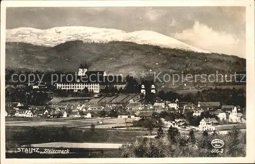 Stainz Gesamtansicht mit Schloss Kat. Stainz