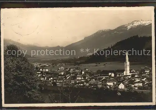 Rottenmann Steiermark Gesamtansicht mit Alpenpanorama Kat. Rottenmann