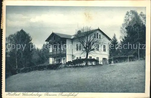 Bad Gleichenberg Heilbad Pension Rudolfshof Kat. Bad Gleichenberg