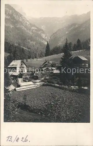 Ramsau Dachstein Steiermark Teilansicht Kat. Ramsau am Dachstein