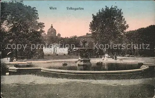 Wien Volksgarten Kat. Wien