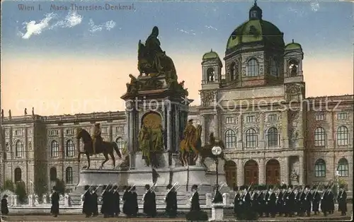 Wien Maria Therasia Denkmal Wachkompanie Kat. Wien