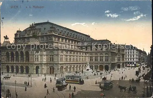 Wien KK Hofoper Kat. Wien