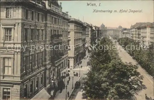 Wien Kaerntnerring mit Hotel Imperial Kat. Wien