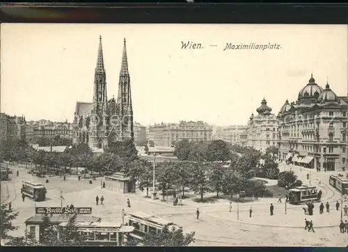 Wien Maximilianplatz Votivkirche Kat. Wien