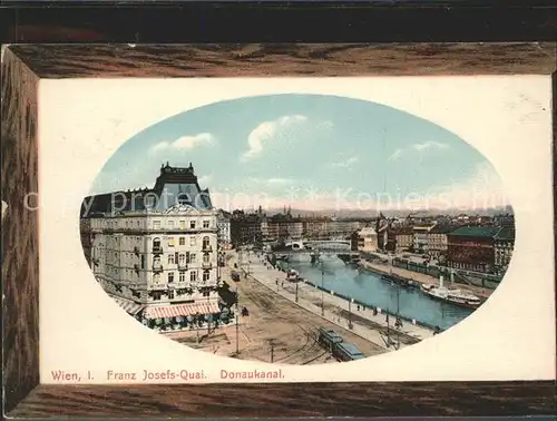 Wien Franz Josefs Quai Donaukanal Kat. Wien