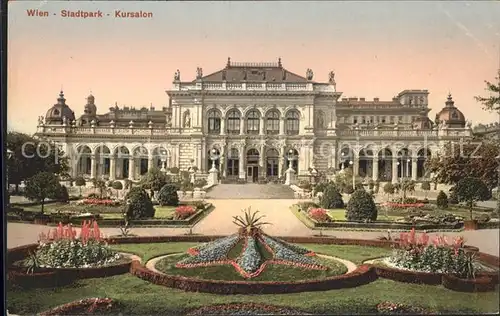 Wien Stadtpark Kursalon Kat. Wien