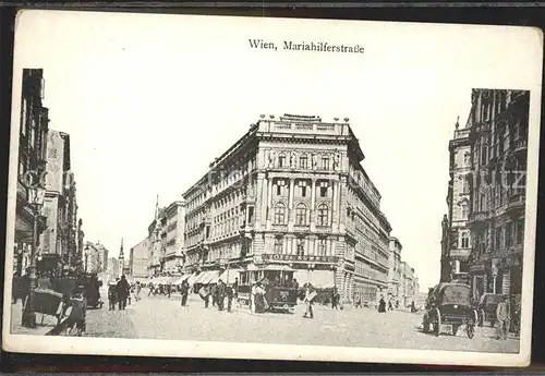 Wien Mariahilferstrasse Kat. Wien