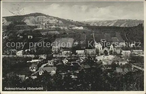 Hinterbruehl Niederoesterreich Panorama Kat. Hinterbruehl