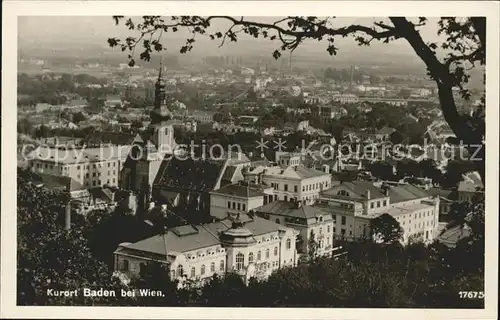 Baden Wien Panorama Kat. Baden