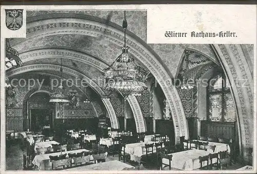 Wien Wiener Rathauskeller Gastraum Kat. Wien