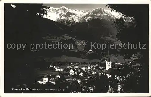 Bad Hofgastein Salzburg Ortsansicht mit Alpen Kat. Bad Hofgastein