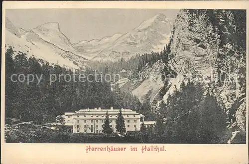 Hall Tirol Herrenhaeuser im Hallthal Kat. Hall in Tirol