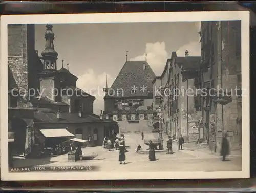 Hall Tirol Stadtplatz Kat. Hall in Tirol