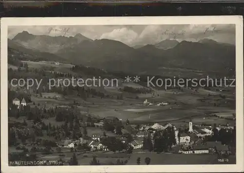 Mauterndorf Panorama Kat. Mauterndorf