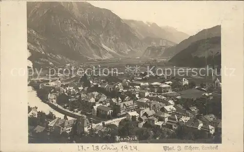 Landeck Tirol Panorama Kat. Landeck