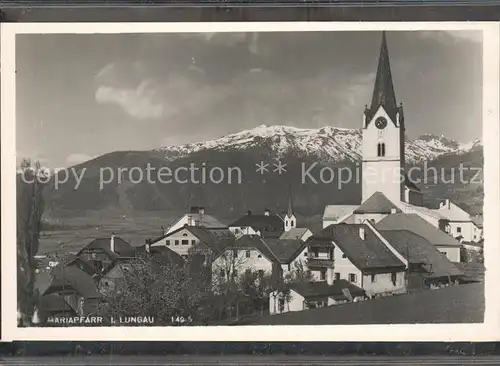 Mariapfarr Ortsblick mit Kirche Kat. Mariapfarr