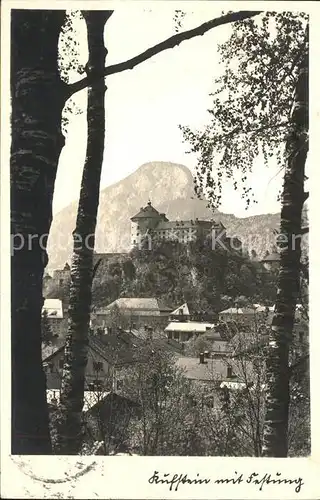 Kufstein Tirol Panorama mit Burg Kat. Kufstein