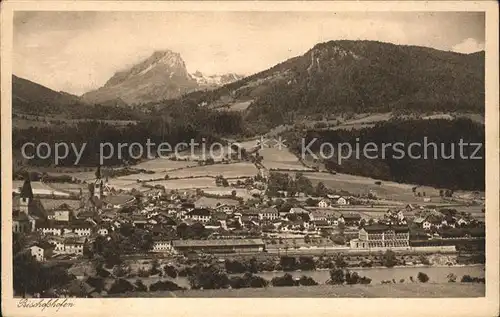 Bischofshofen Panorama Gasthaus "Neue Post" Franz Beer Kat. Bischofshofen