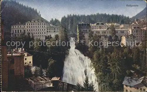 Bad Gastein Wasserfall in der Stadt Kat. Bad Gastein