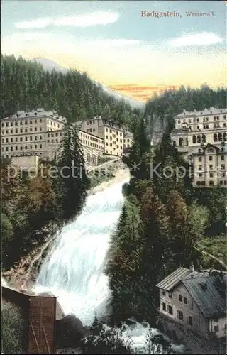 Bad Gastein Wasserfall in der Stadt Kat. Bad Gastein