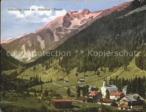 Ginzling Panorama Kat. Mayrhofen