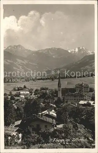 Fuegen Panorama Kat. Fuegen Zillertal