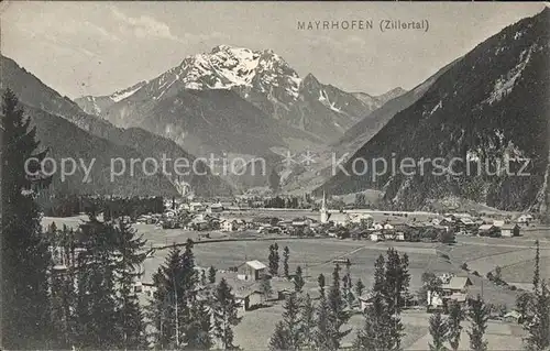 Mayrhofen Zillertal Panorama Kat. Mayrhofen