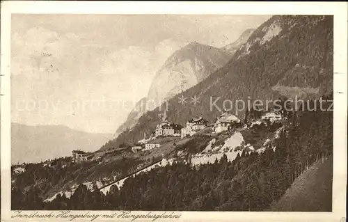 Innsbruck Hungerburg mit Bergbahn Kat. Innsbruck