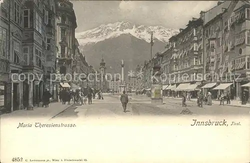 Innsbruck Maria Theresienstrasse Saeule Kat. Innsbruck
