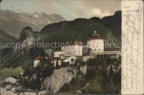 Kufstein Tirol Veste Geroldseck Kat. Kufstein