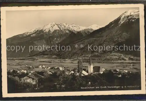 Neukirchen Grossvenediger Panorama Kat. Neukirchen am Grossvenediger