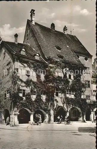 Isny Allgaeu Rathaus Kat. Isny im Allgaeu