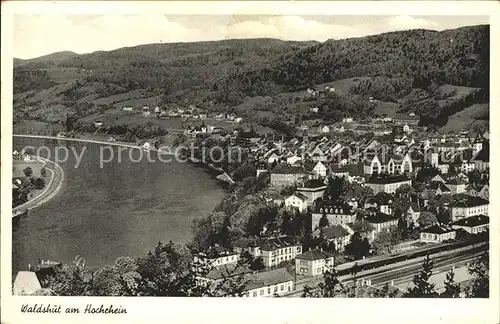 Waldshut Tiengen Rhein Rheinpanorama Kat. Waldshut Tiengen