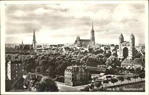 Ulm Donau Panorama Kat. Ulm