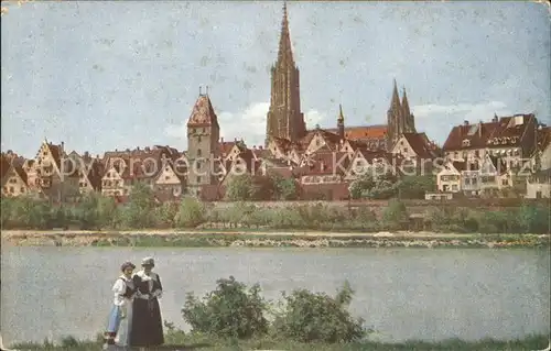 Ulm Donau Donaupanorama Kat. Ulm