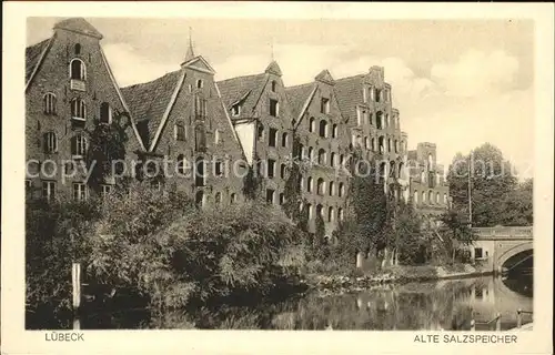 Luebeck Alte Salzspeicher Kat. Luebeck