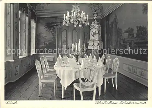 Luebeck Schabbelhaus Kokokozimmer Kat. Luebeck