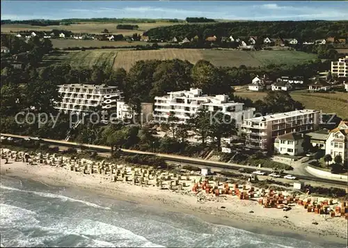 Scharbeutz Ostseebad Fliegeraufnahme Strand Kat. Scharbeutz