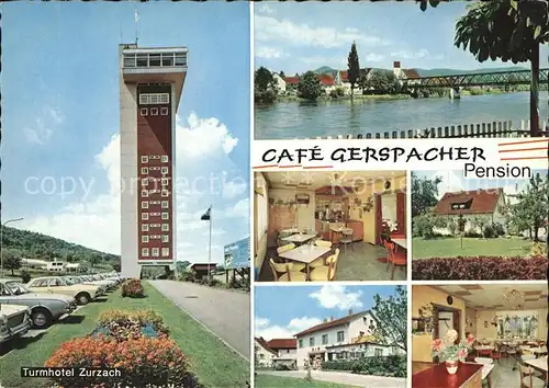 Rheinfelden Baden Turmhotel Zurzach Rheinbruecke  Kat. Rheinfelden (Baden)