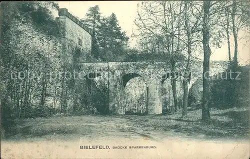 Bielefeld Sparrenburg Bruecke Kat. Bielefeld