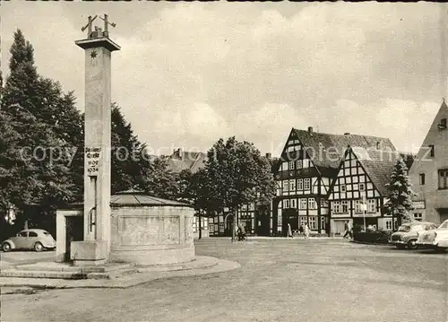 Bad Salzuflen Salzhof Paulinenquelle Fachwerkhaus  Kat. Bad Salzuflen